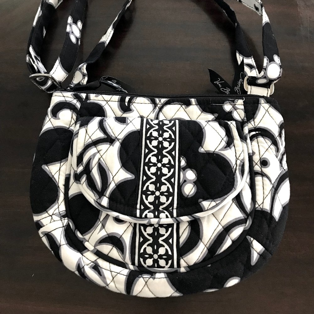 Vera Bradley Night and Day  Crossbody Bag, Retired 2011